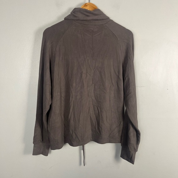 New VARLEY Portland High Neck Midlayer Sweater in Deep Charcoal size XS - Picture 6 of 7